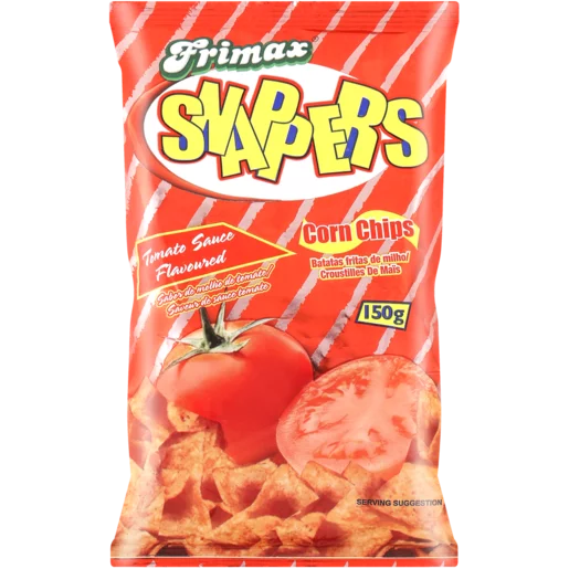 Frimax Snappers Tomato Sauce Flavoured Corn Chips 150g