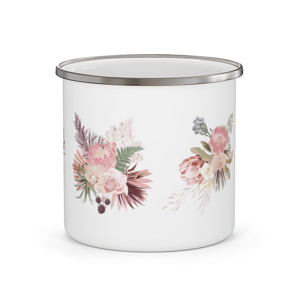 Pretty Proteas Enamel Mug