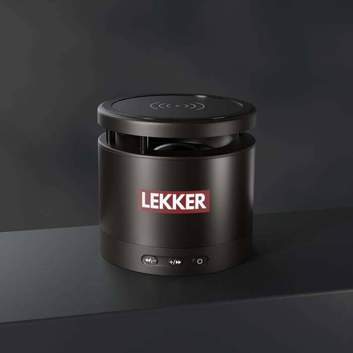 Lekker Metal Bluetooth Speaker and Wireless Charging Pad