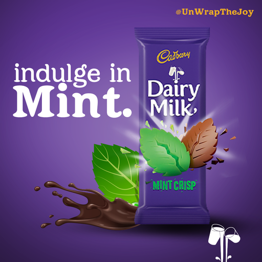 Dairy Milk Mint Crisp (80g) | Food, South African | USA's #1 Source for South African Foods - AubergineFoods.com 