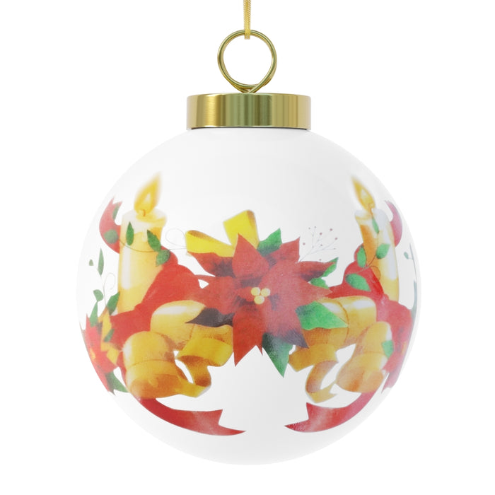 SA Flag Ball Ornament