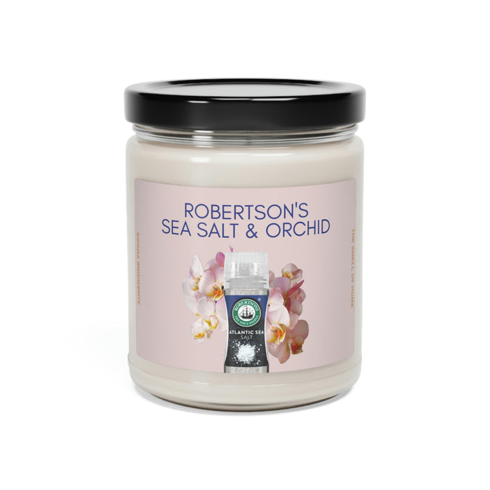 Robertson's Sea Salt & Orchid Scented Soy Candle, 9oz