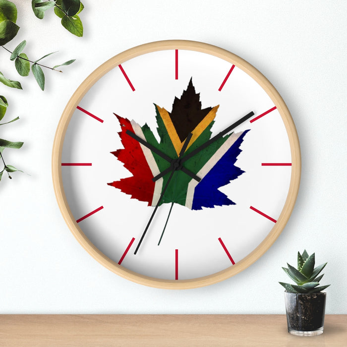 Saffa Leaf Wall Clock