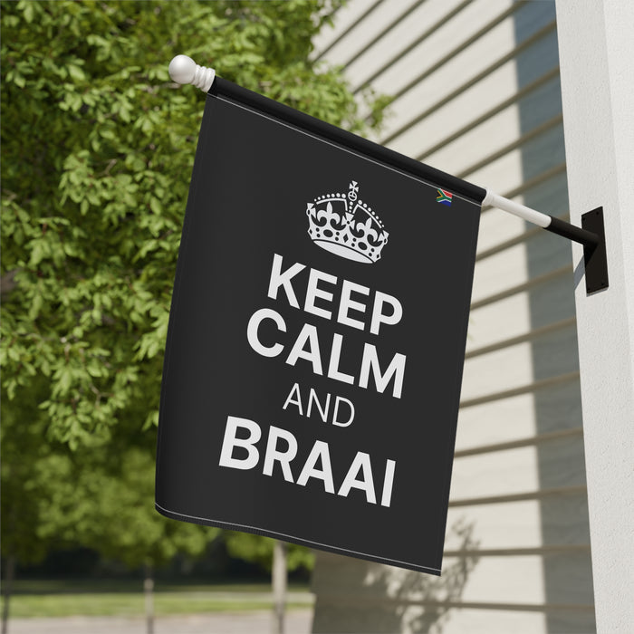 Keep Calm & Braai Garden & House Banner
