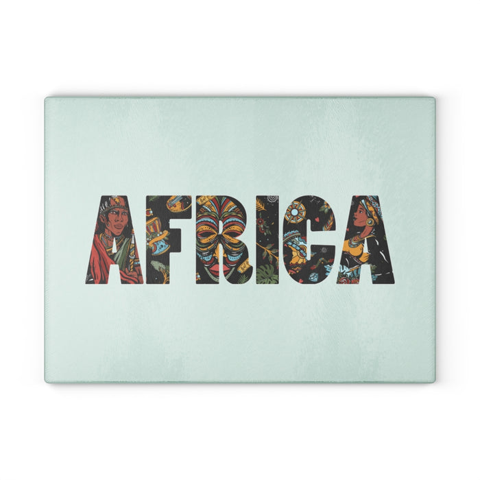 Africa Glass Cutting Board