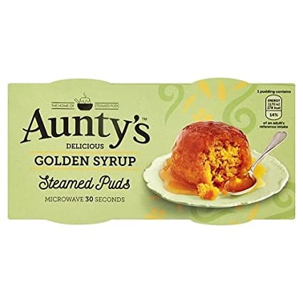 Auntys Golden Syrup Pudding (2x95g)