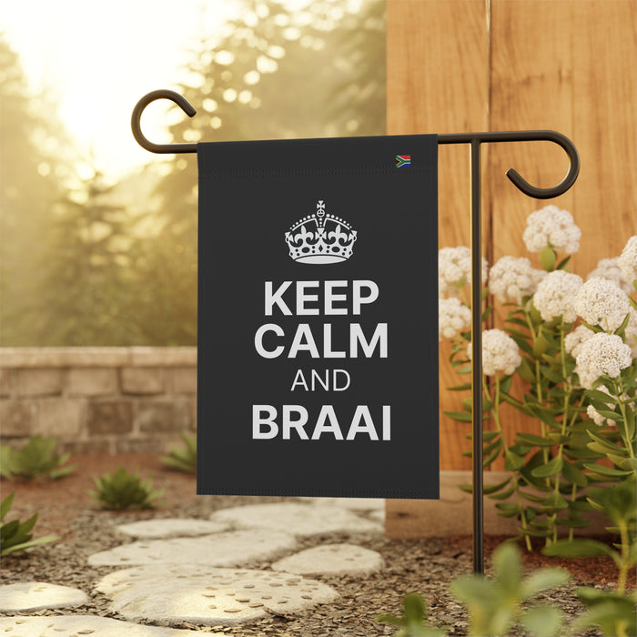 Keep Calm & Braai Garden & House Banner