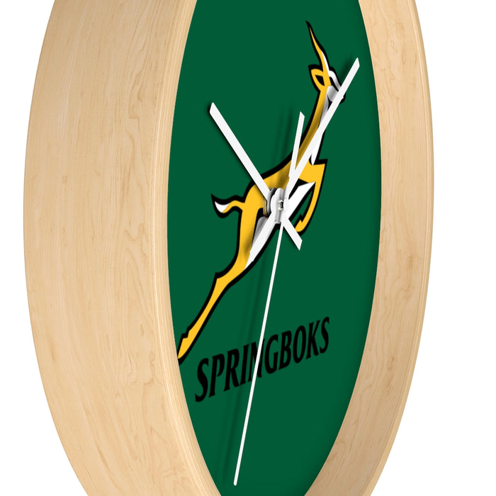 Springboks Wall clock (w/ Text)