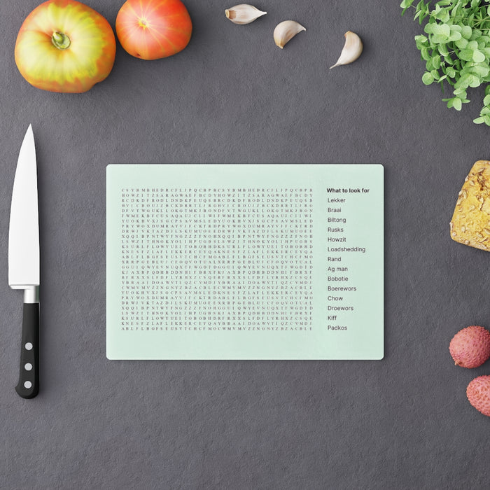 Find the South African Word Cutting Board