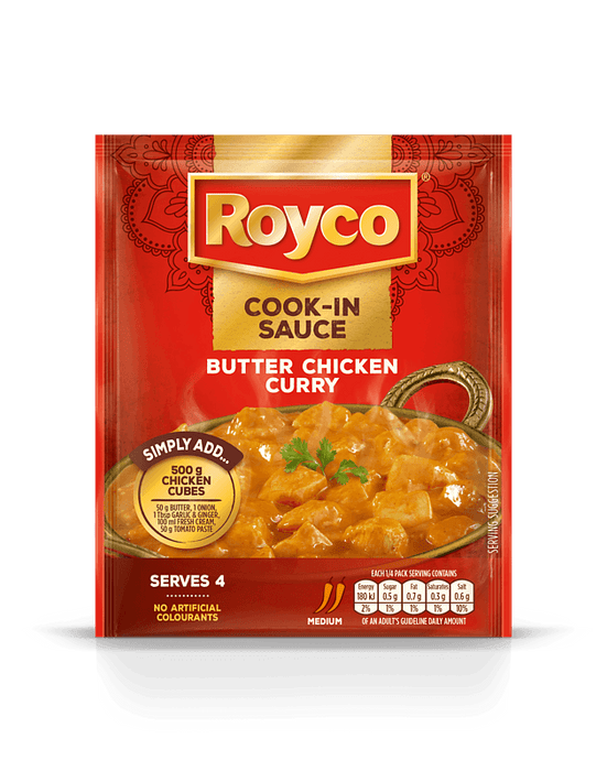 Royco Butter Chicken Curry Dry Cook-In Sauce, 50g