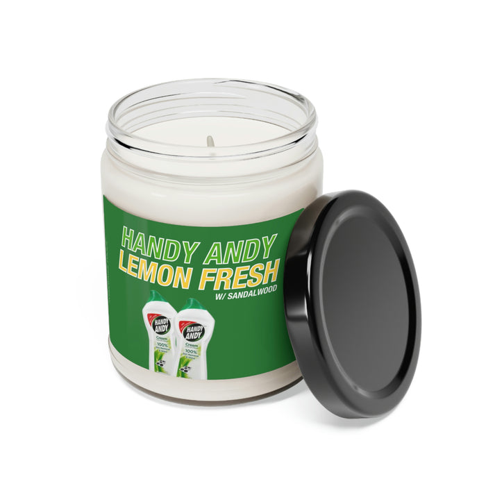 Handy Andy Lemon Fresh Scented Soy Candle, 9oz