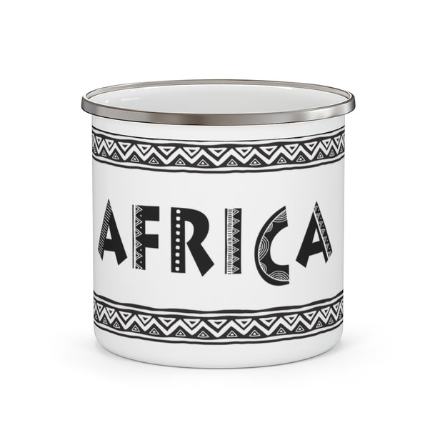 Africa Enamel Mug