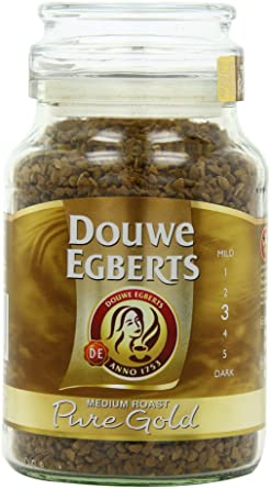 Douwe Egberts Medium Roast Pure Gold Coffee, 200g