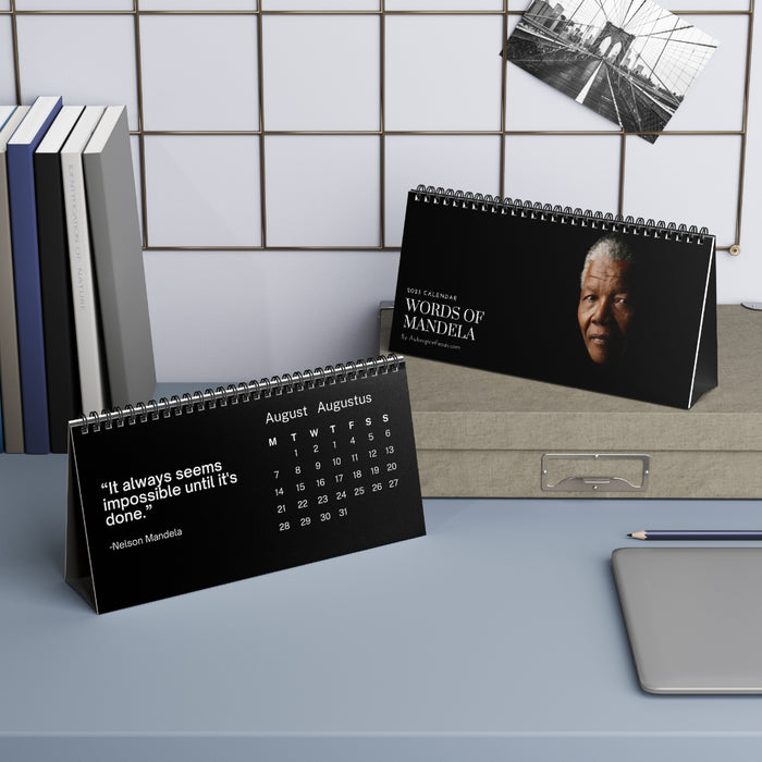 Words of Mandela 2023 Desk Calendar
