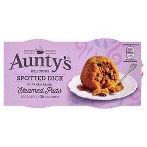Auntys Spotted Dick Pudding (2x95g)