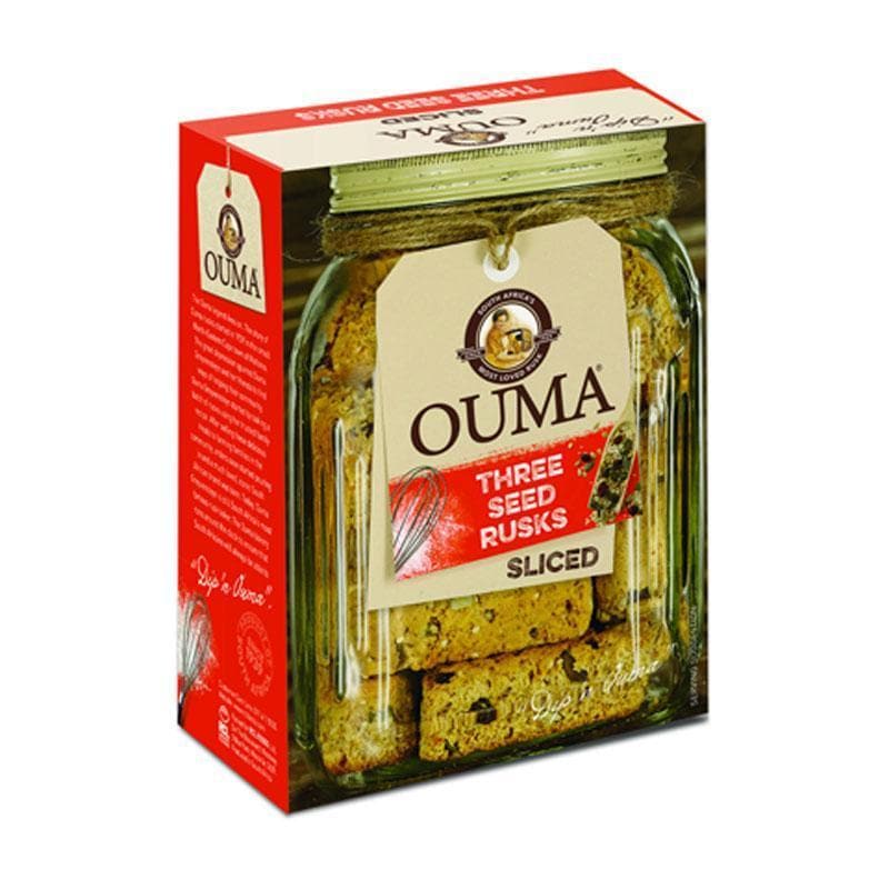 OUMA Three Seed Rusks (450 g) | Food, South African | USA's #1 Source for South African Foods - AubergineFoods.com 