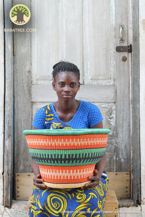 Small Bolga Drum Basket