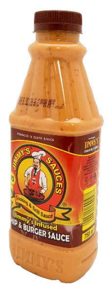 Jimmy's Infused Chip & Burger Sauce, 750ml
