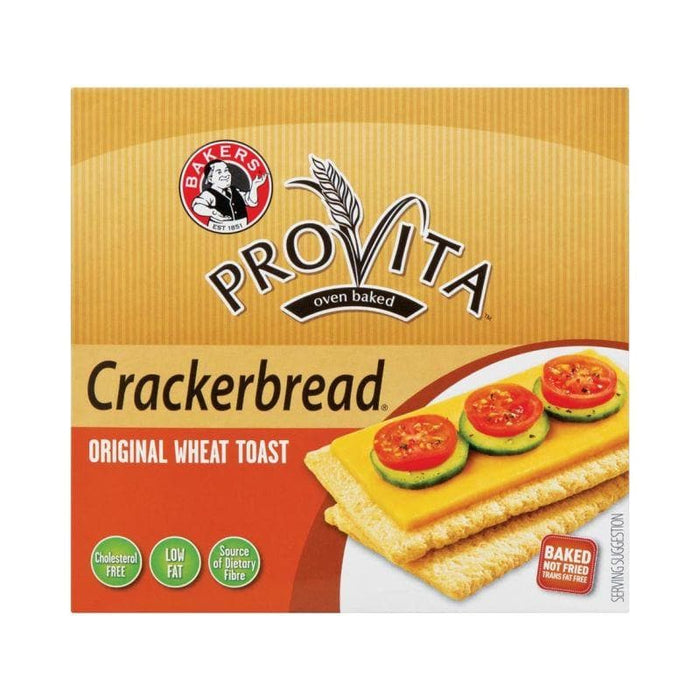 Provita Crackerbread Original (125 g) from South Africa - AubergineFoods.com 