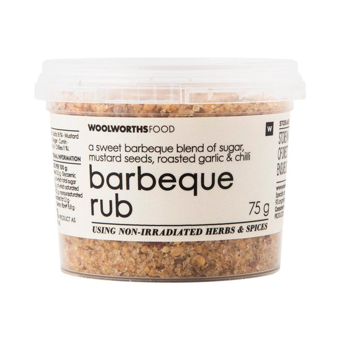 Woolworths Barbeque Rub, 75g