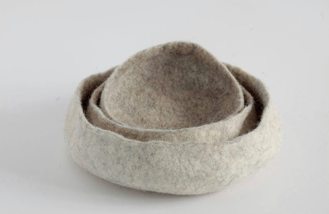 Karoo Felt Nesting Bowls - Set of 3