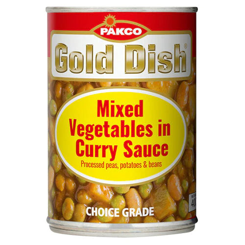 Gold Dish Mixed Vegetable in Curry Sauce, 400g