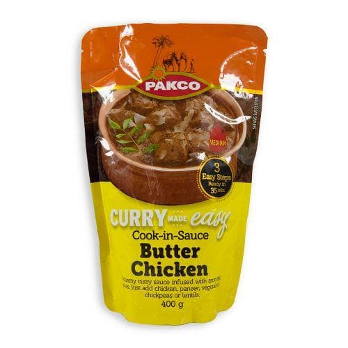Pakco Cook-In Butter Chicken Sauce (400 g) from South Africa - AubergineFoods.com 