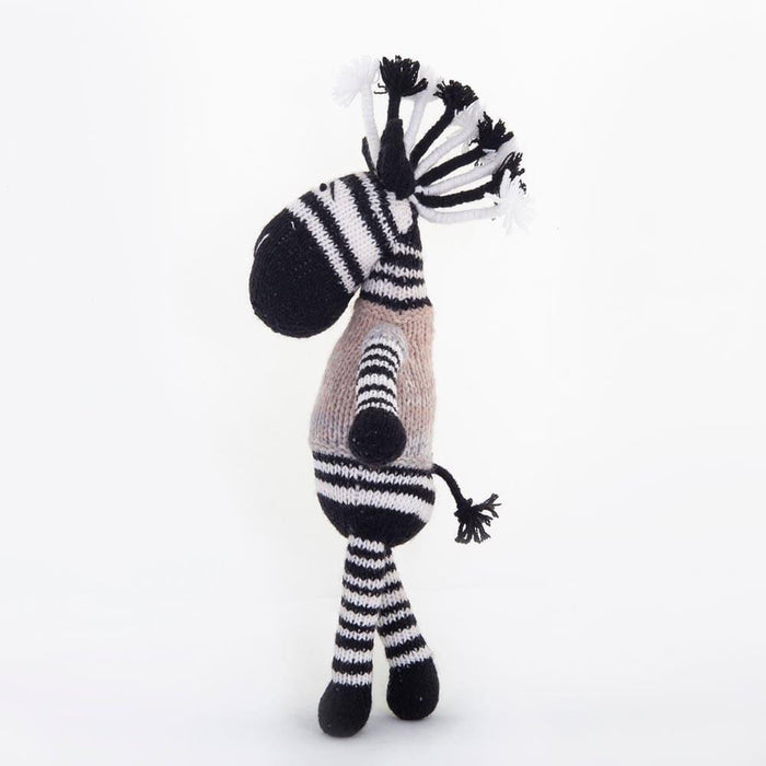 Mbizi - Zebra Hand Knitted Soft Toy