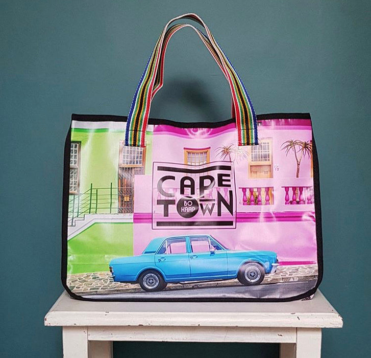 BO KAAP PVC LARGE SHOPPER BAG