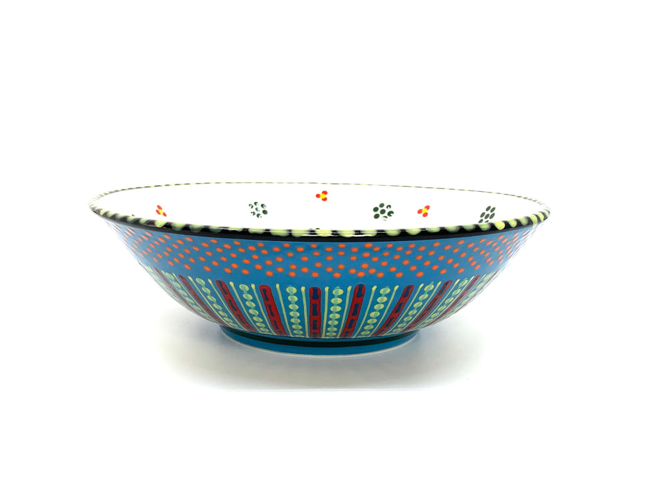 Potters Hand Painted Medium Serving Bowl