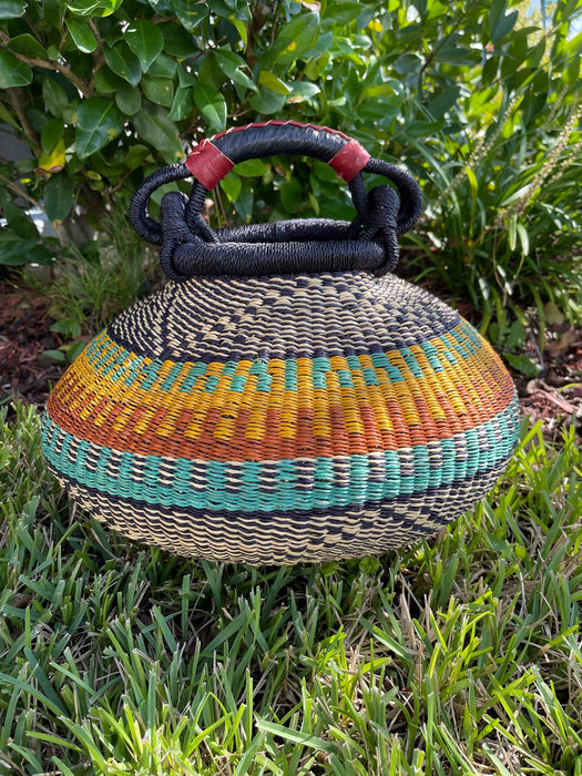 Ghanaian Large Bolga Pot Basket