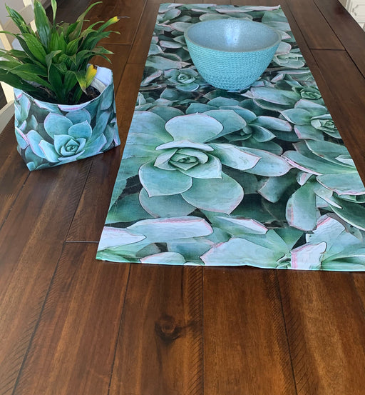 succulent table runner Succulent Table Runner — Aubergine Foods