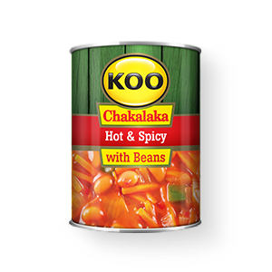 KOO Hot and Spicy Chakalaka with Beans, 410g