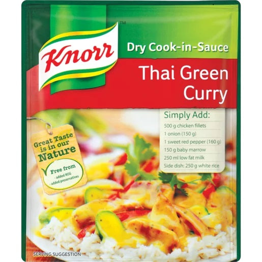 Knorr Thai Green Curry CookInSauce 47g — Aubergine Foods
