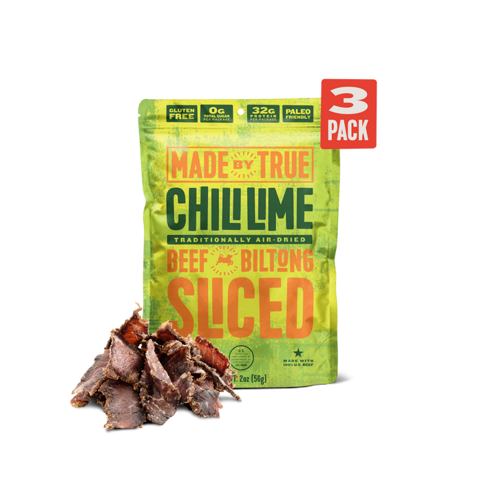 Made by True Chili Lime Sliced Biltong