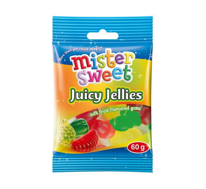 Mister Sweet Juicy Jellies, 60g