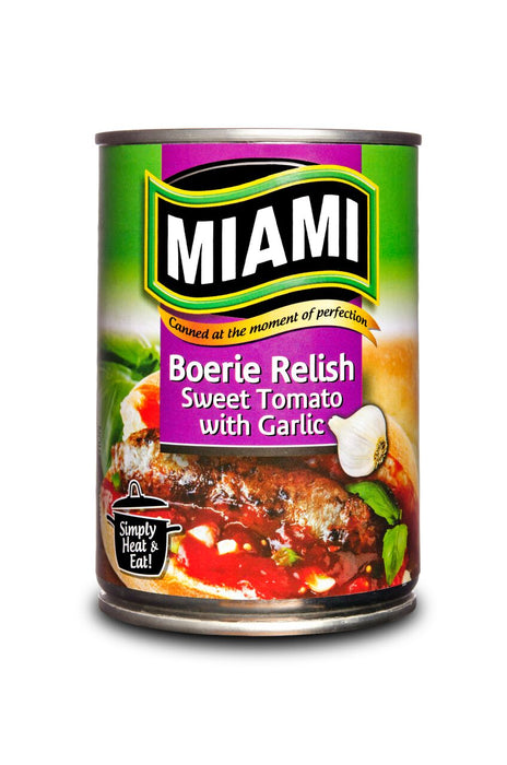 Miami Sweet Tomato with Garlic Boerie Relish, 410g