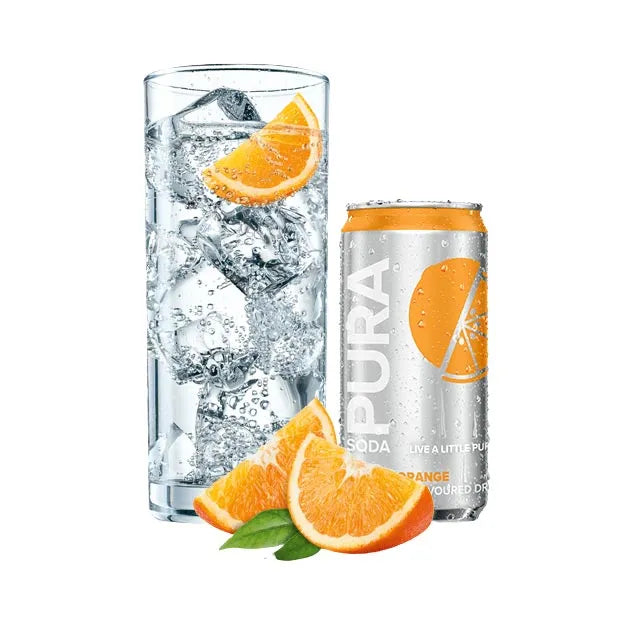Pura Soda Seville Orange Flavored Sparkling Drink, 300ml