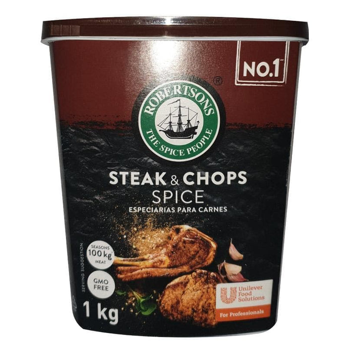 Robertson's Steak & Chop Spice (1 Kg) from South Africa - AubergineFoods.com 
