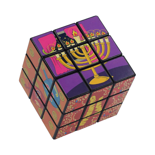 Izzy 'N Dizzy Chanukah Rubik's Cube from Aubergine Specialty Foods - AubergineFoods.com 