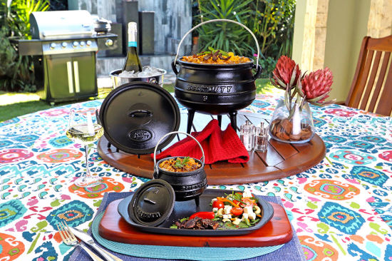 Campfire 8L Cast Iron Potjie Pot - Free Delivery
