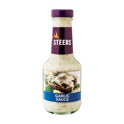 Steers Garlic Sauce (375 ml) from Aubergine Specialty Foods - AubergineFoods.com 