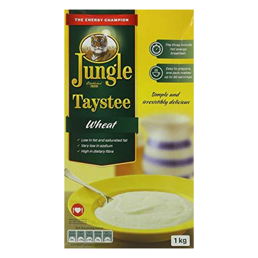 Jungle Taystee Wheat Cereal (1kg) | Food, South African | USA's #1 Source for South African Foods - AubergineFoods.com 