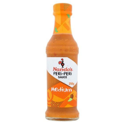 Nando's Peri-Peri Medium (250  g) | Food, South African | USA's #1 Source for South African Foods - AubergineFoods.com 