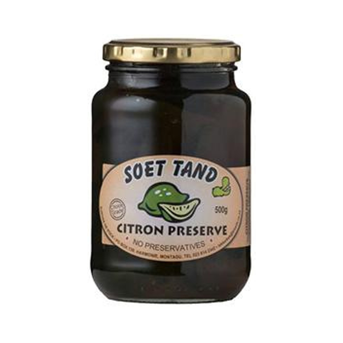 Soet Tand Citron Preserve (500 g) | Food, South African | USA's #1 Source for South African Foods - AubergineFoods.com 