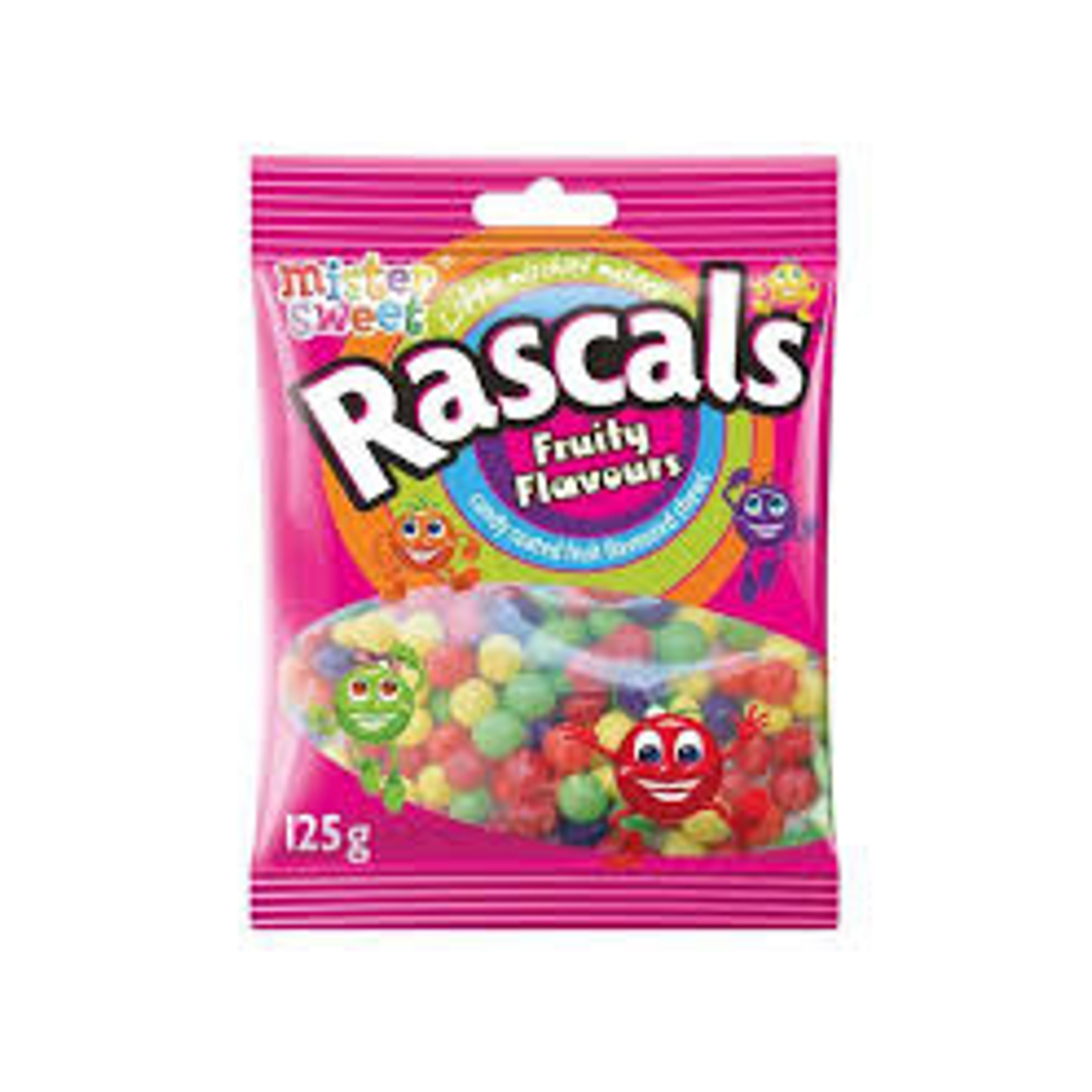 Rascal Chocolate Rascals Fruity Flavors , 125g — Aubergine Foods
