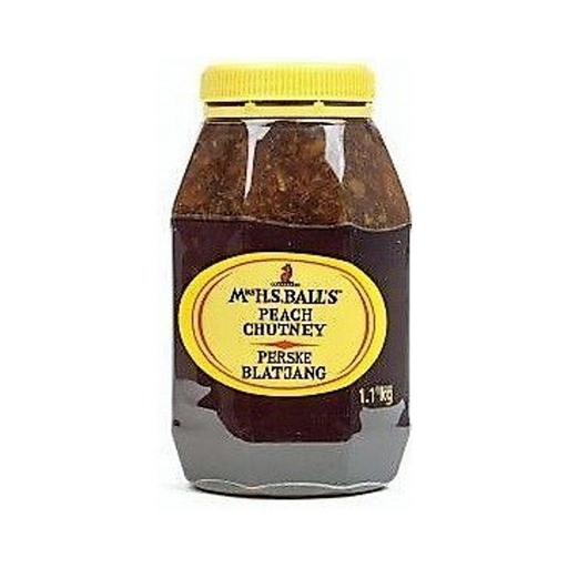 Ms. H Ball's Peach Chutney (1.1 Kg) from South Africa - AubergineFoods.com 