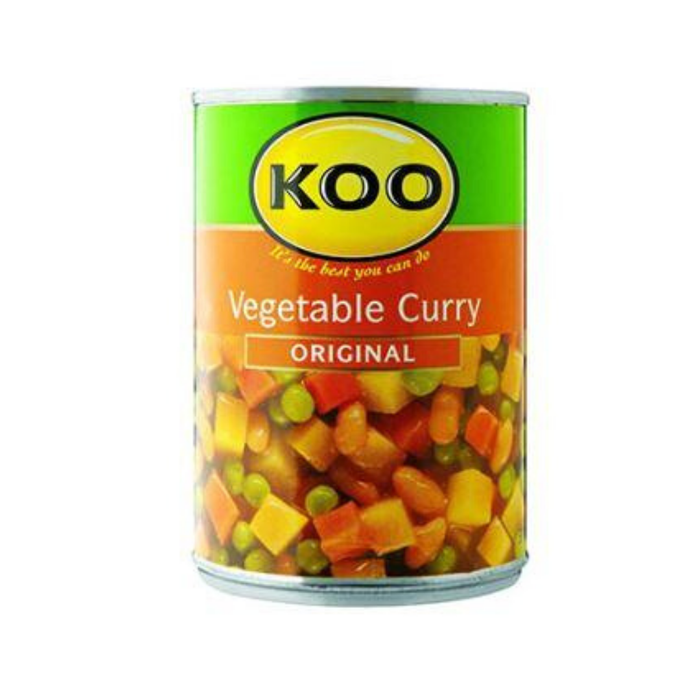 KOO Vegetable Curry (410 g) | Food, South African | USA's #1 Source for South African Foods - AubergineFoods.com 