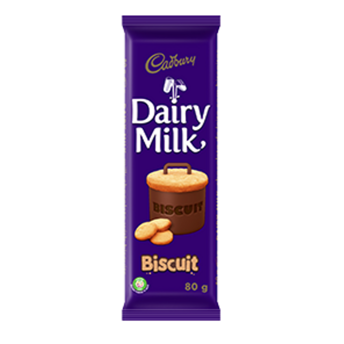 Dairy Milk Biscuit (80 g) from South Africa - AubergineFoods.com 