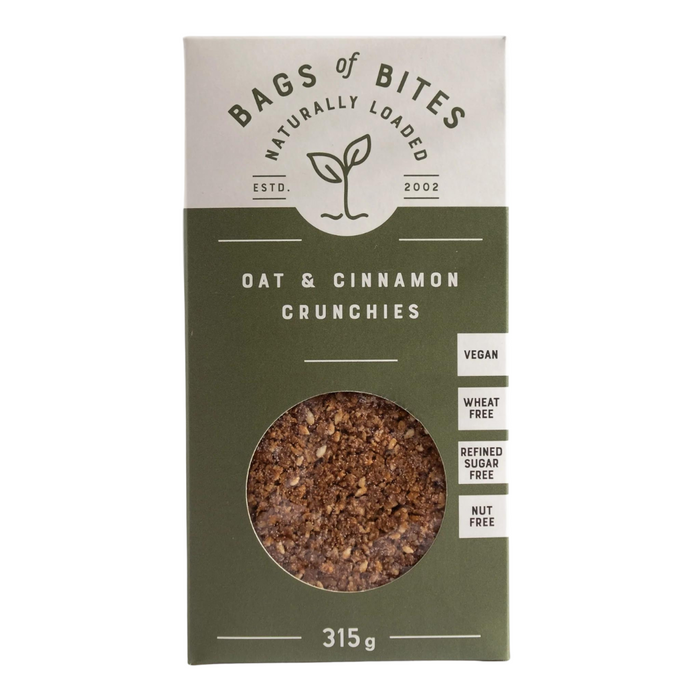 Bag of Bites Naturally Loaded Oat & Cinnamon Crunchies, 315g